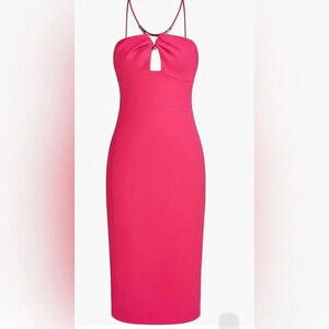HALSTON Women's Adrina Dress in Stretch Crepe Size 8